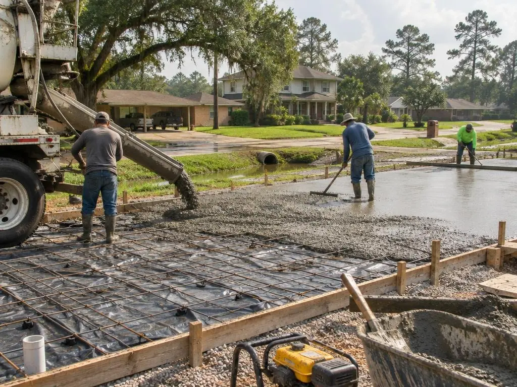 Concrete Slabs in Beaumont, TX