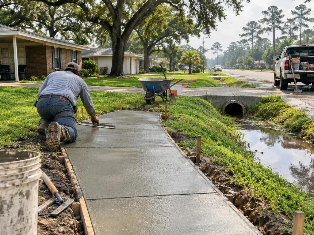Sidewalks & Walkways in Beaumont, TX